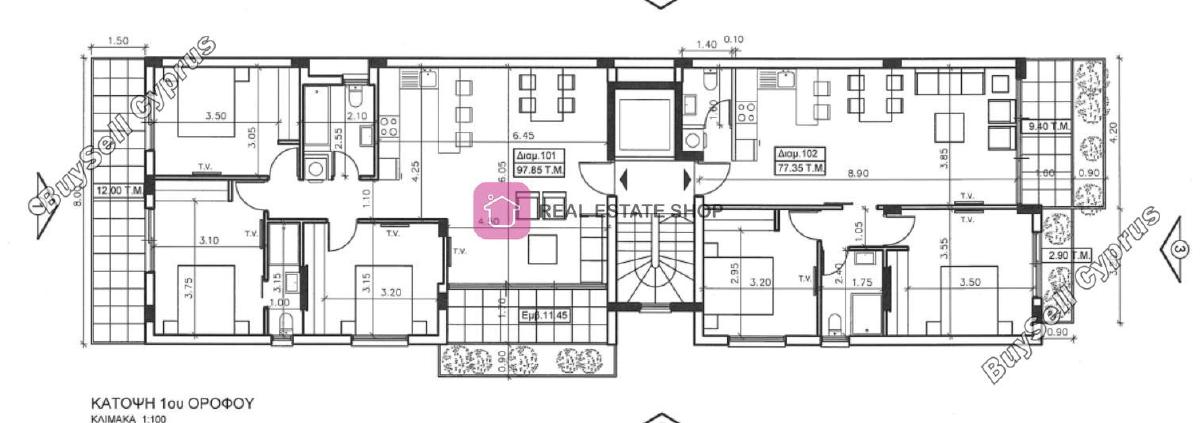 3 bedroom apartment for sale agios dometios nicosia 8936000 image 17631196