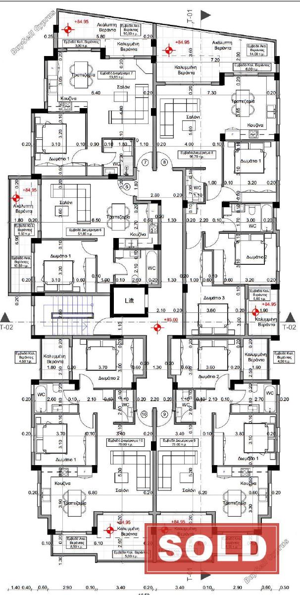 2 bedroom penthouse sold frenaros famagusta 902200 image 1810340