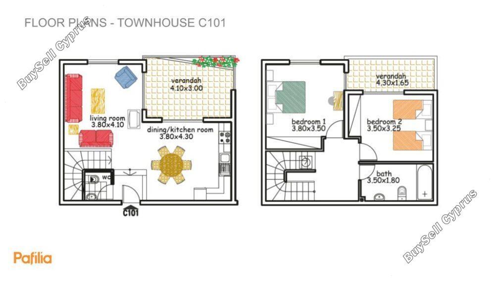 2 bedroom maisonette for sale tala paphos 8336600 image 17860199