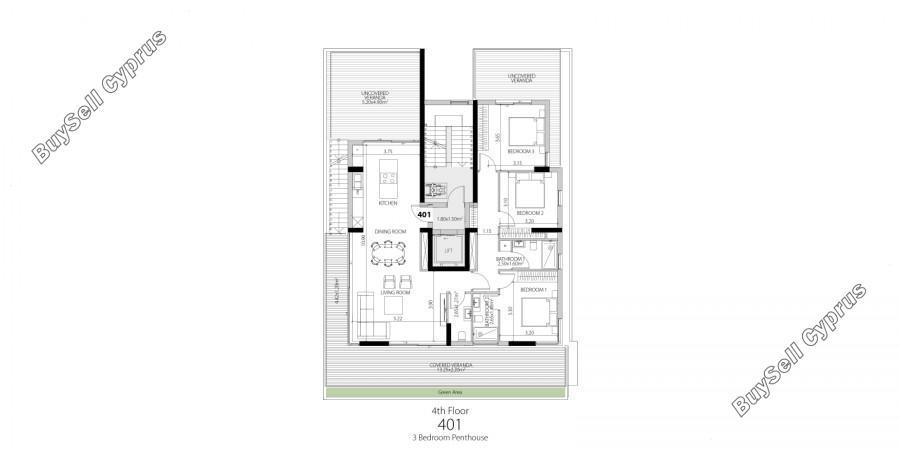 3 bedroom penthouse for sale agios nektarios limassol 7733220 image 13633149