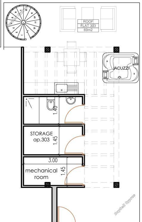 2 bedroom penthouse for sale aradippou larnaca 8453320 image 15799792