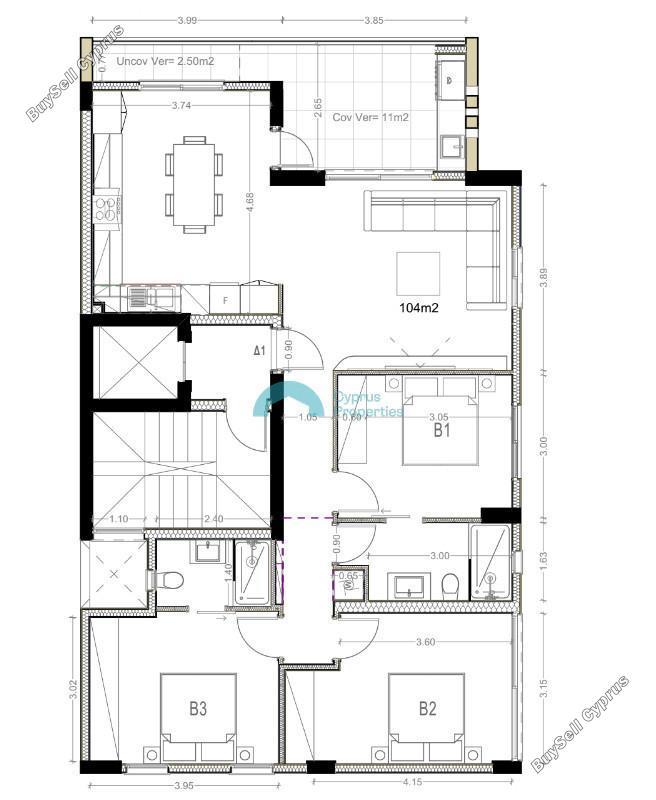 studio apartment building for rent katholiki limassol 7591920 image 14611237