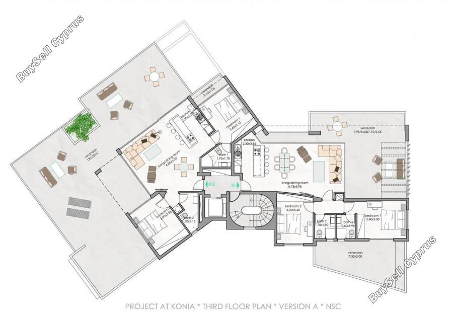 2 bedroom penthouse for sale konia paphos 7733040 image 10143479