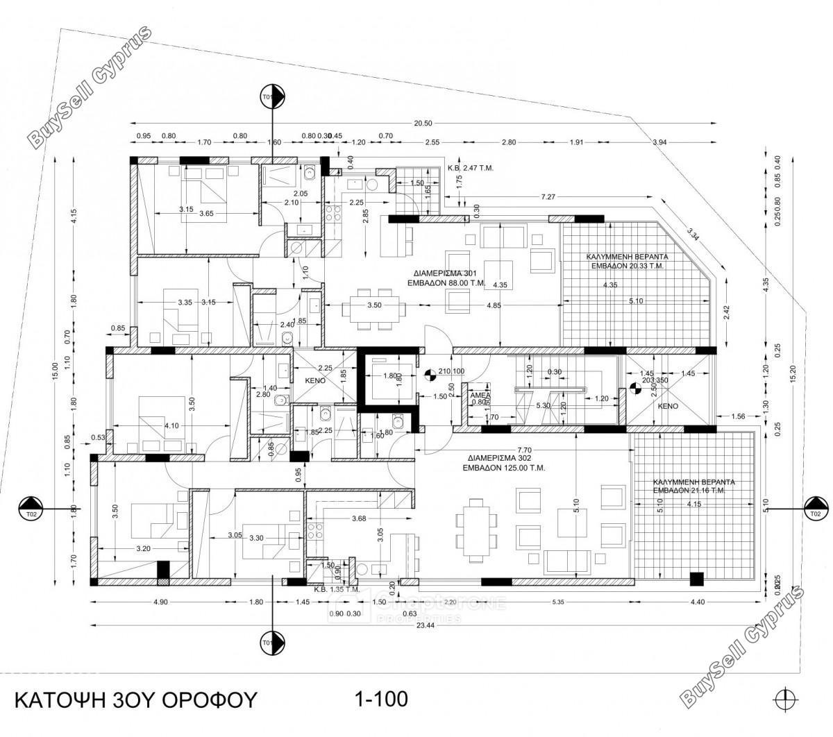 3 bedroom penthouse for sale dasoupoli nicosia 8345440 image 14734848