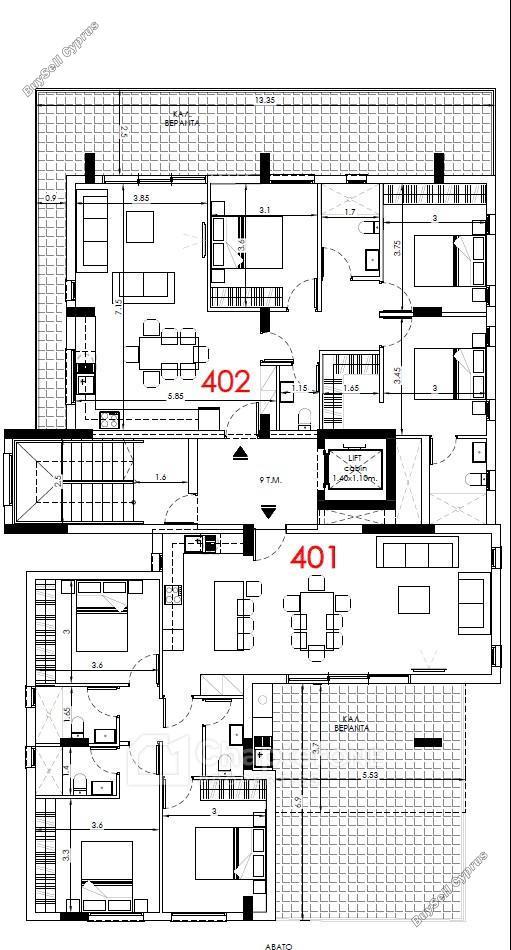 3 bedroom penthouse for sale agios dometios nicosia 8370070 image 14582814