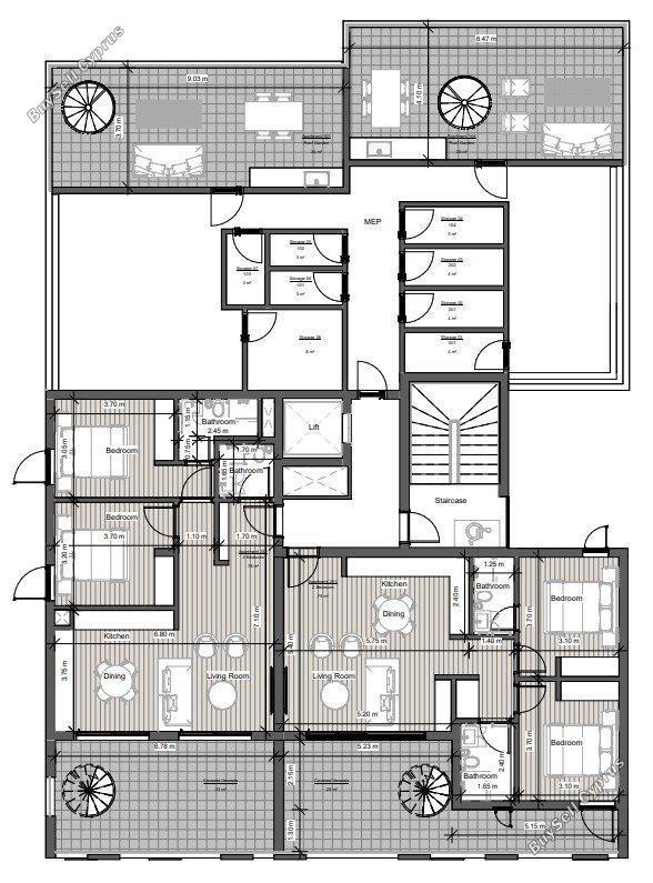 2 bedroom penthouse for sale kato paphos universal paphos 8322180 image 14206721
