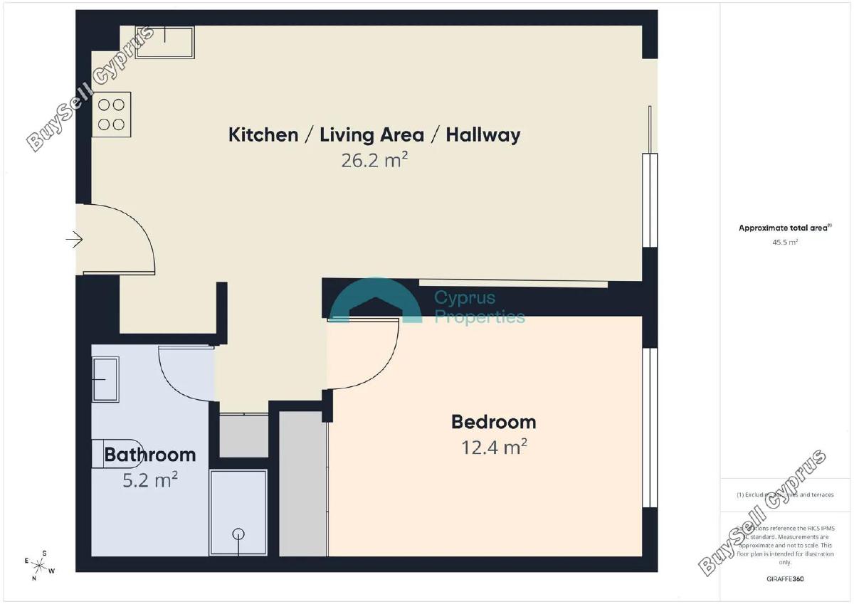 1 bedroom apartment for rent kato paphos universal paphos 8892480 image 17367318