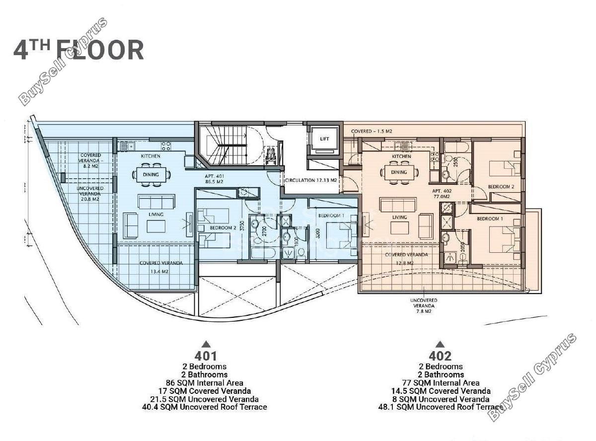 2 bedroom penthouse for sale sotiros agios ioannis larnaca larnaca 1225480 image 15683618