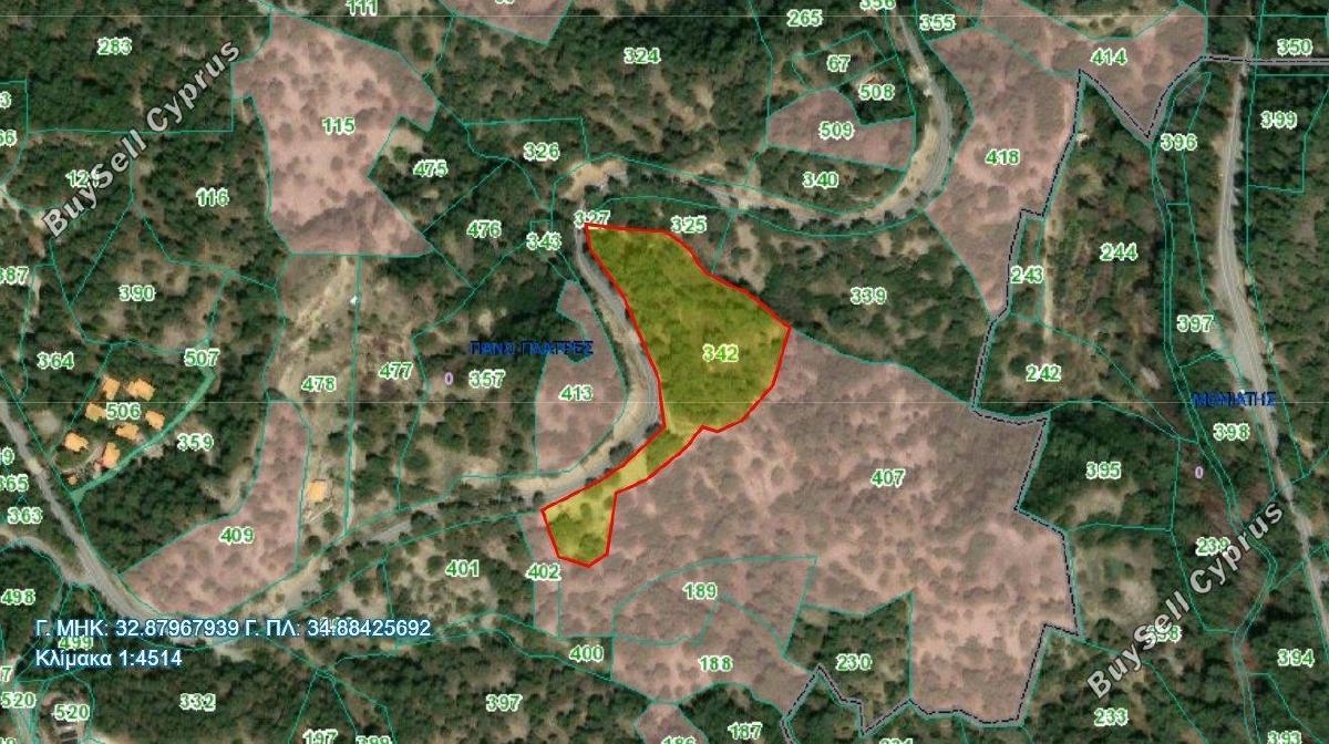124 SQM Plot for sale in Troodos, Limassol 13821966