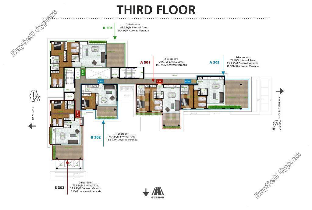 2 bedroom penthouse for sale mackenzie larnaca 1018201 image 11047170