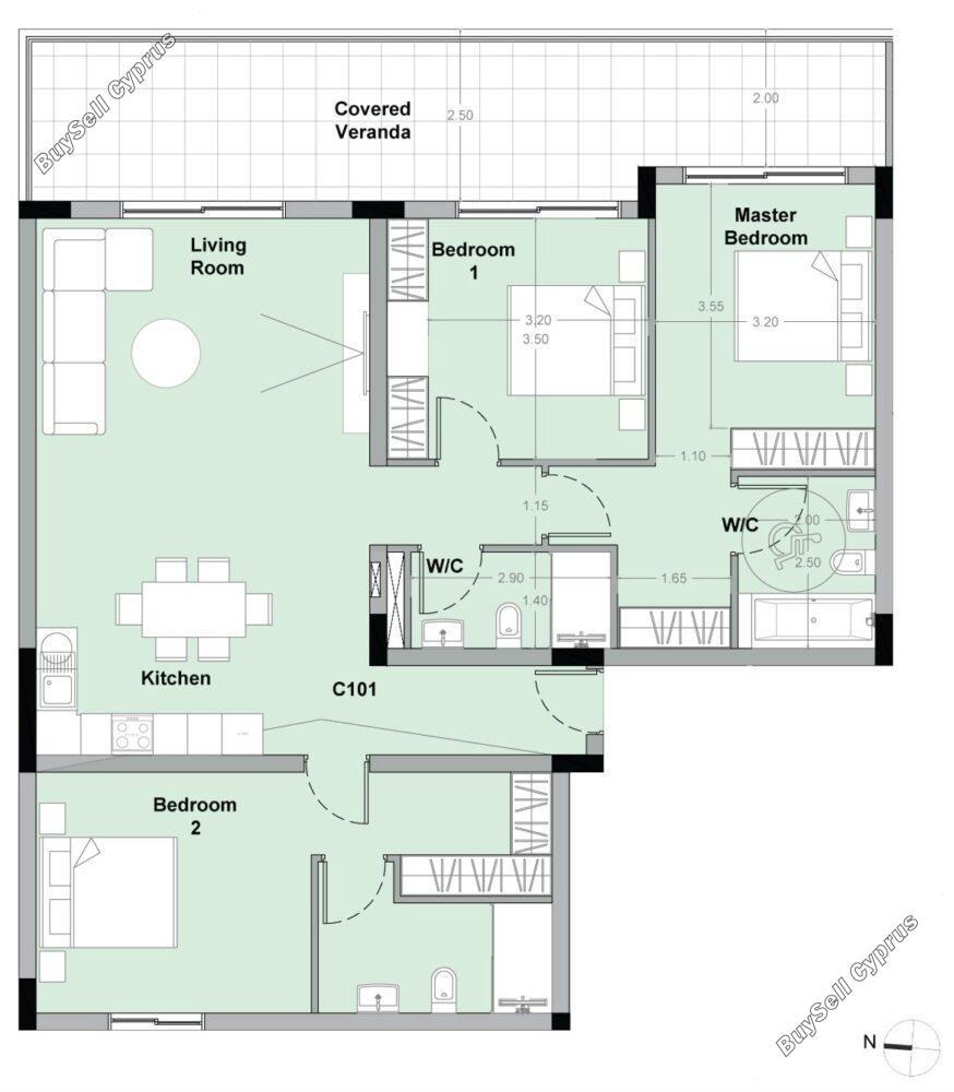 3 bedroom apartment for sale geroskipou paphos 8337111 image 14339300