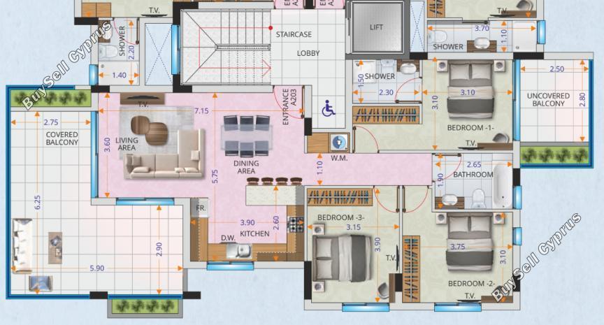 3 bedroom apartment for sale aradippou larnaca 1516511 image 12598386