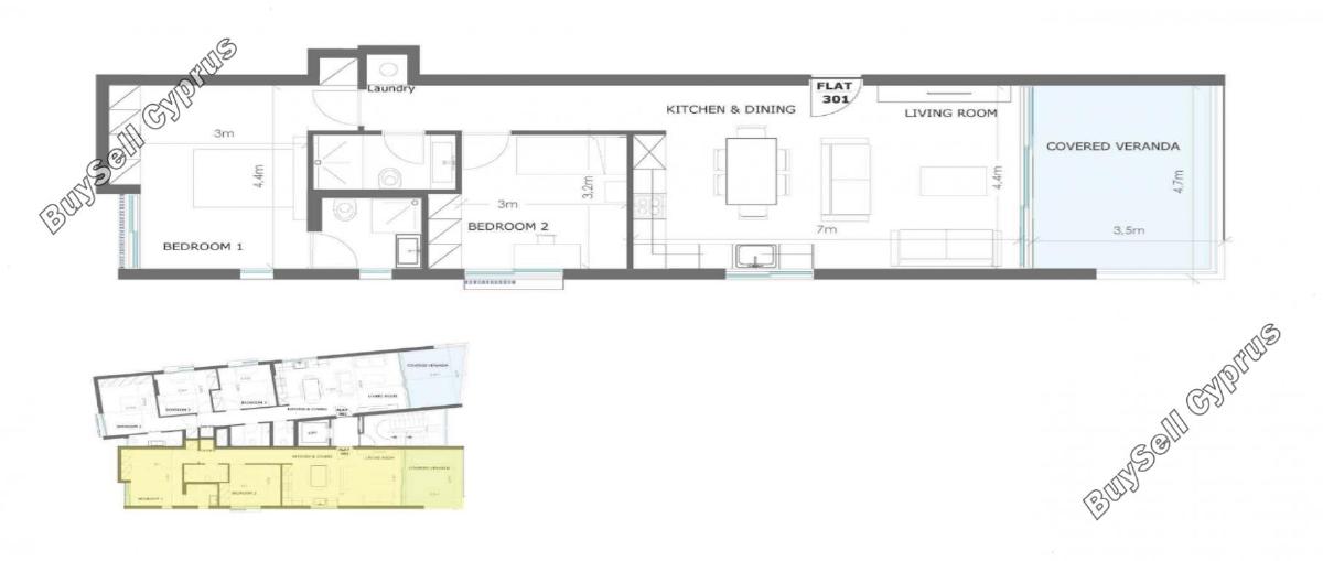 2 bedroom penthouse for sale strovolos nicosia 8376621 image 16252967