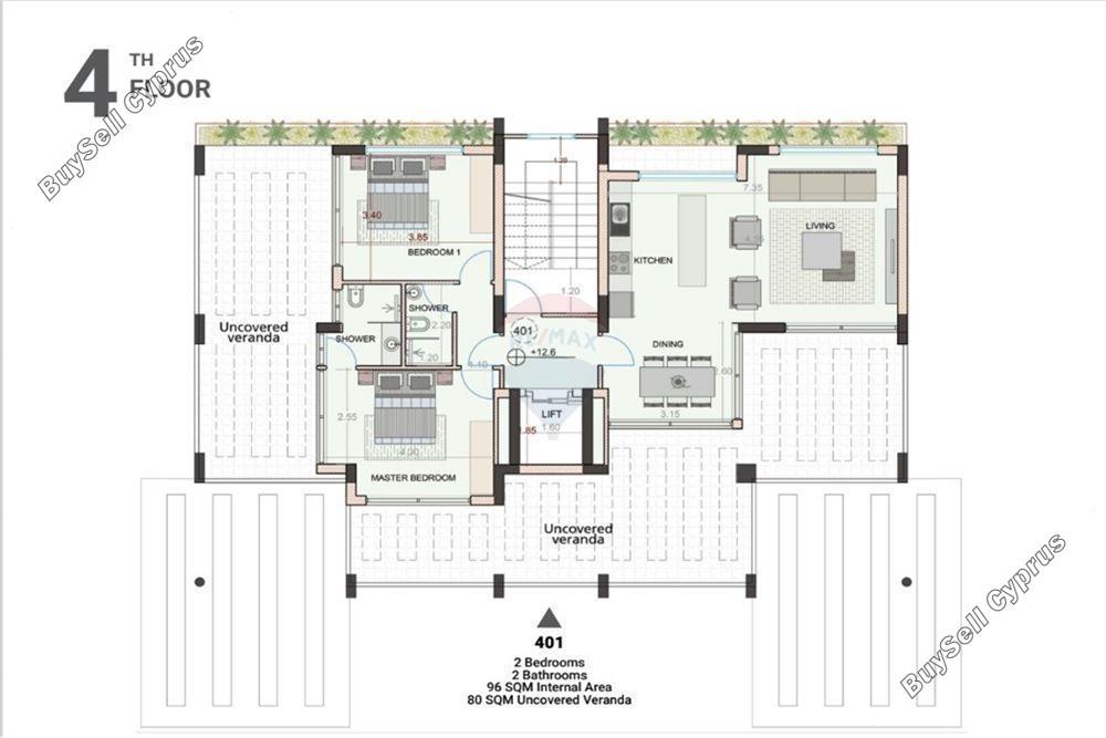 2 bedroom penthouse for sale kato paphos universal paphos 7508721 image 17058317