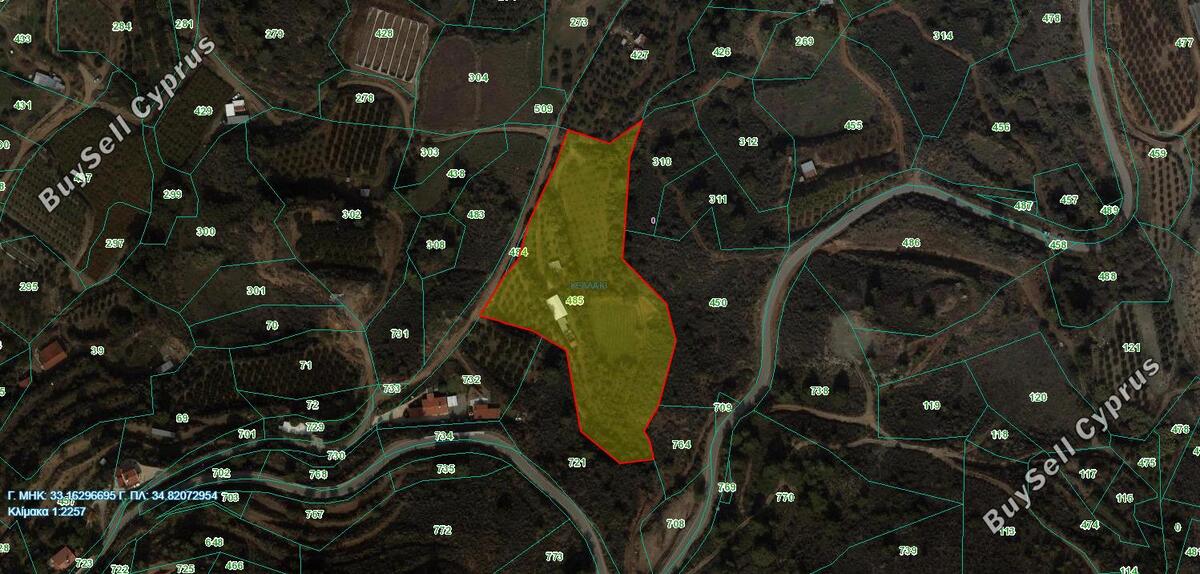 12694 SQM Land for sale in Kellaki, Limassol 2734609