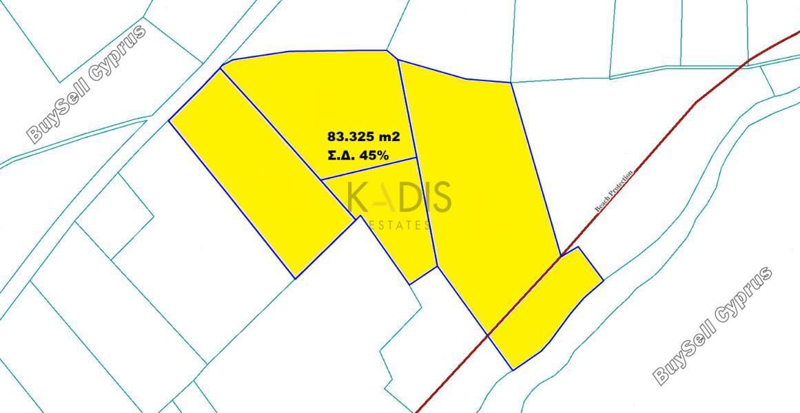 83325 SQM Land for sale in Softades, Larnaca 16659632