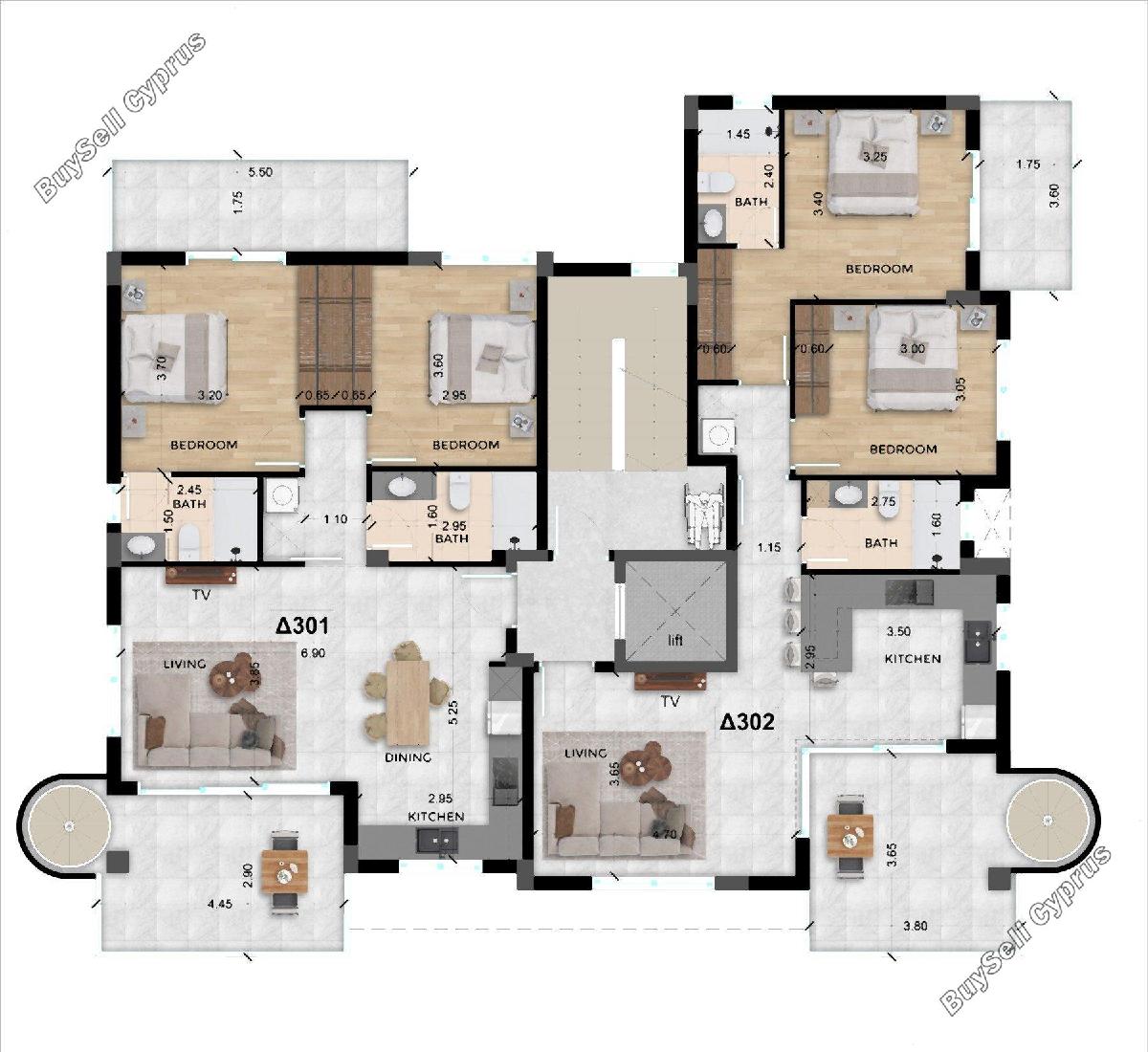 2 bedroom penthouse for sale ekali limassol 7961831 image 11418931