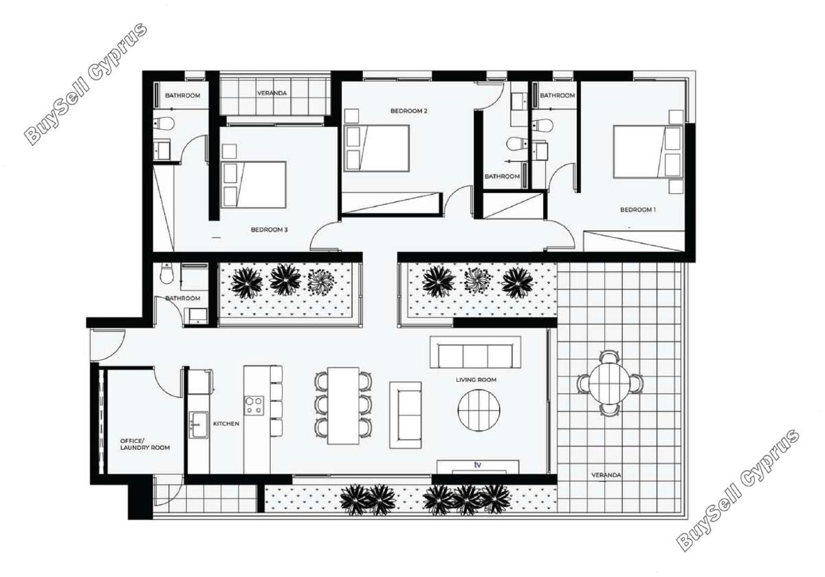3 bedroom apartment for sale agioi omologitai nicosia 8307041 image 14634594