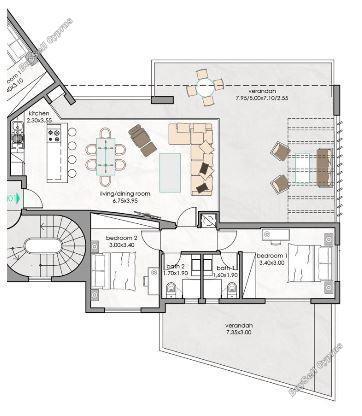 2 bedroom penthouse for sale konia paphos 8287141 image 14037936