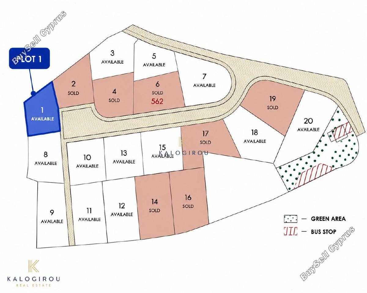 450 SQM Land for sale in Kalavasos, Larnaca 16689375