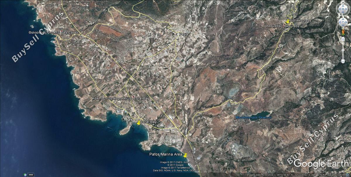 623 SQM Plot for sale in Akoursos, Paphos 304449