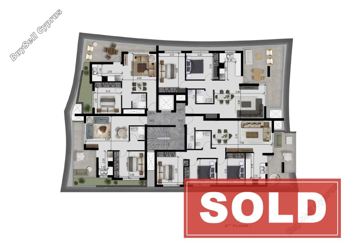 3 bedroom penthouse sold petrou kai pavlou limassol 1175961 image 16776683