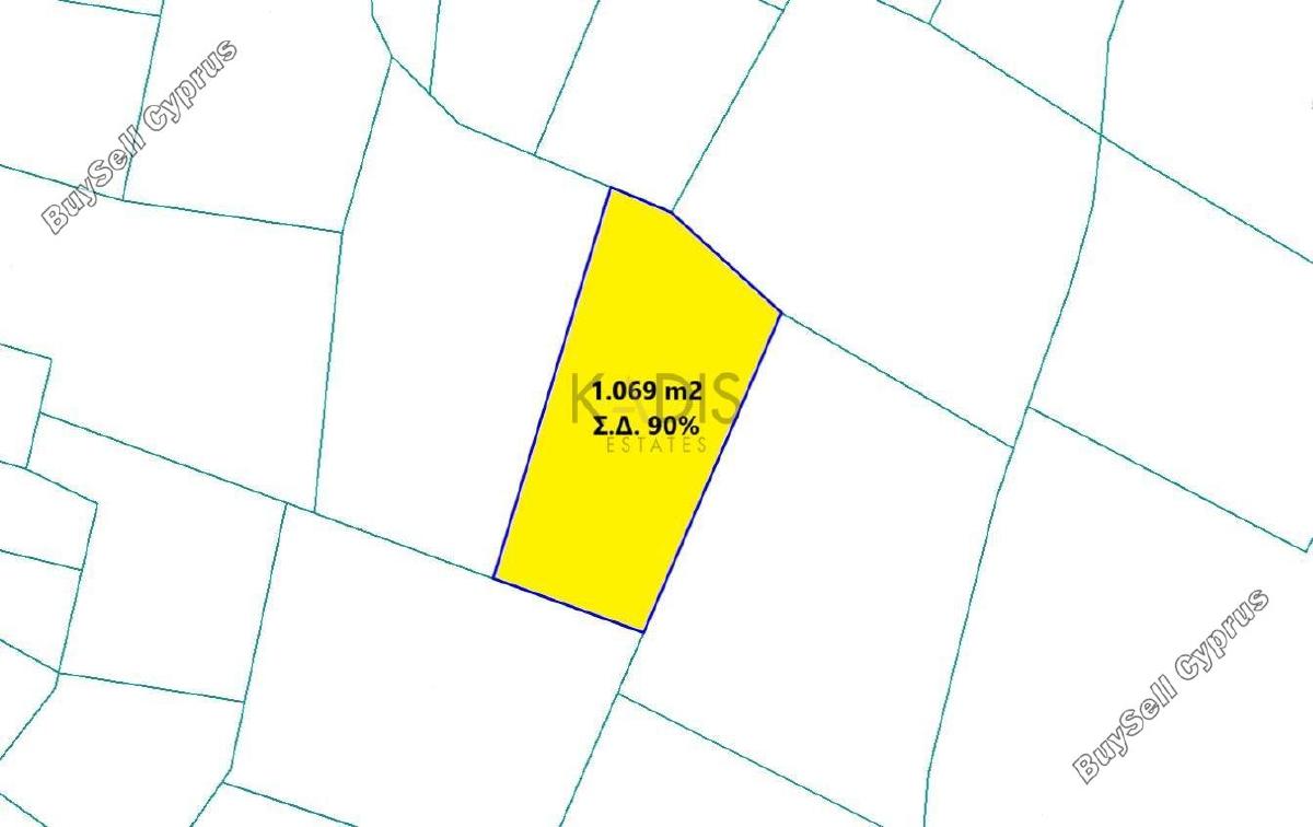 1069 SQM Land for sale in Episkopeio, Nicosia 5884906