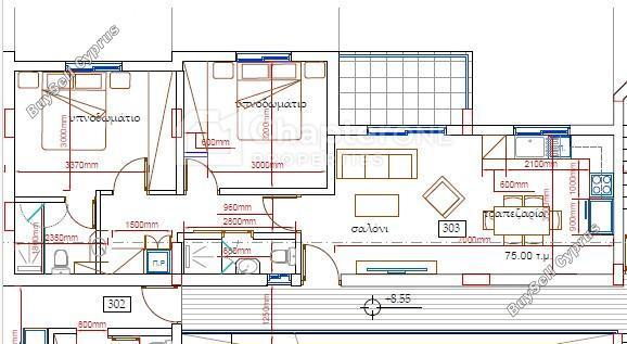 2 bedroom penthouse for sale agios dometios nicosia 8345671 image 14736129