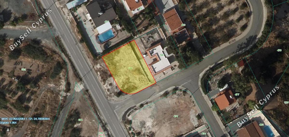 686 SQM Plot for sale in Apesia, Limassol 3373695