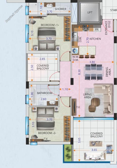 1 bedroom apartment for sale aradippou larnaca 1516512 image 17144078