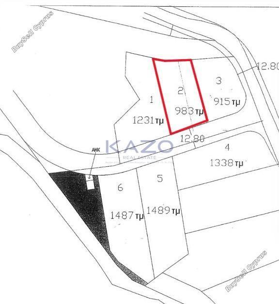 983 SQM Plot for sale in Paramytha, Limassol 16586631