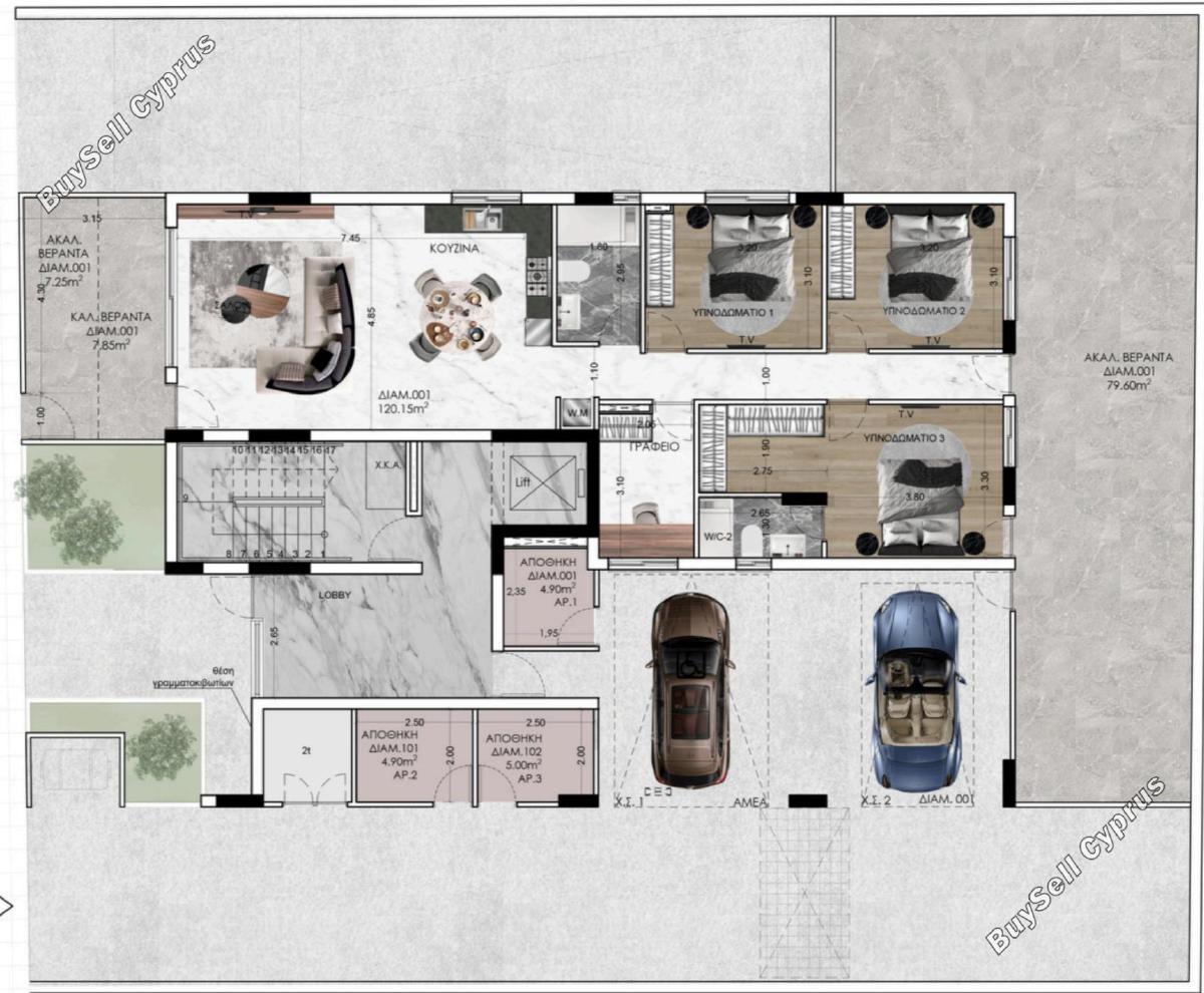 3 bedroom penthouse for sale agios dometios nicosia 7513622 image 16241142