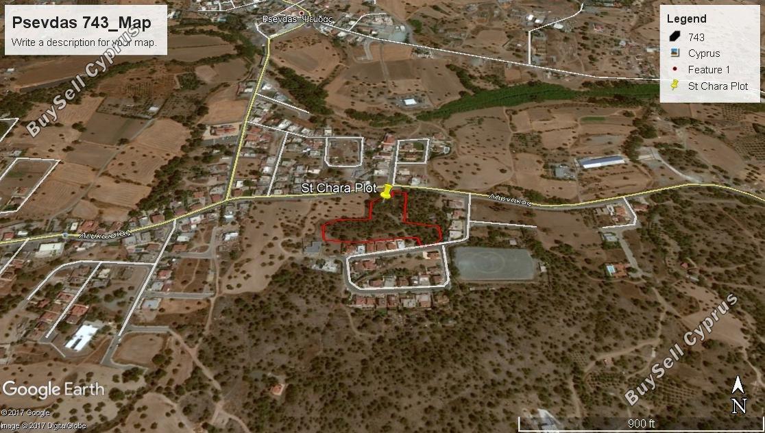 9996 SQM Plot for sale in Psevdas, Larnaca 16200994