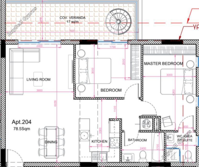 2 bedroom penthouse for sale oroklini larnaca 8813442 image 16861746