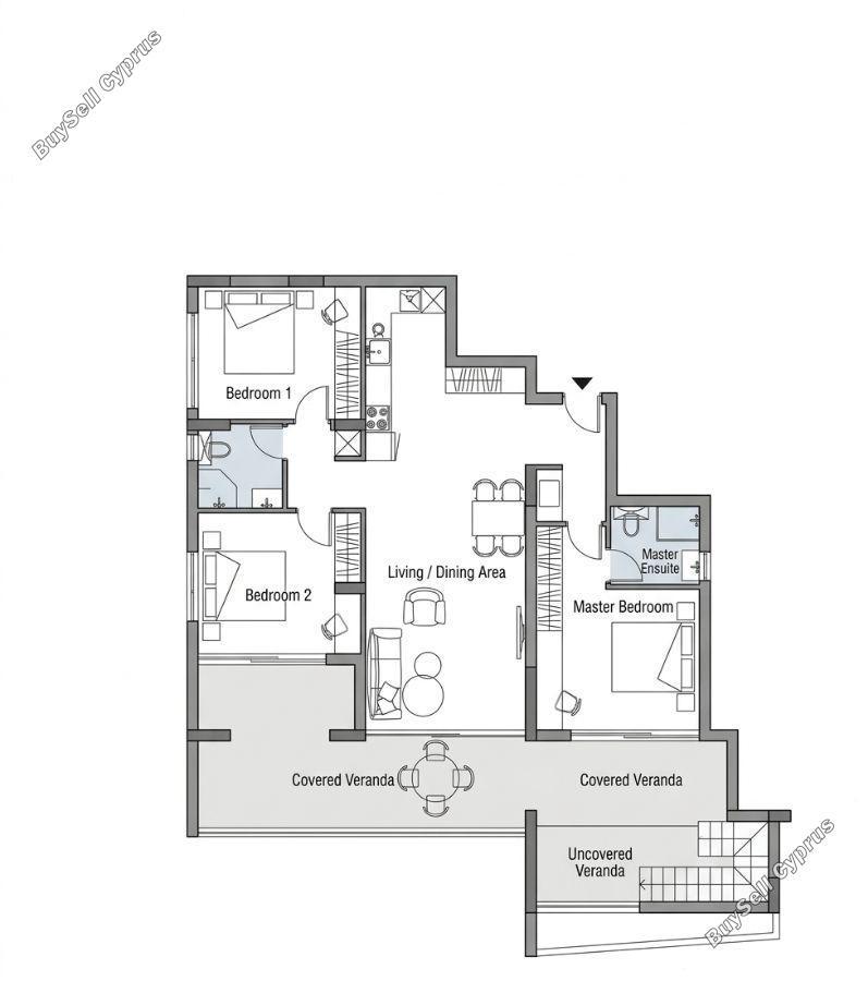 3 bedroom penthouse for sale geroskipou paphos 8328462 image 15874990