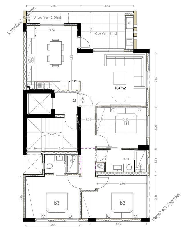 studio apartment building for rent agios ioannis village limassol limassol 7580072 image 14630158