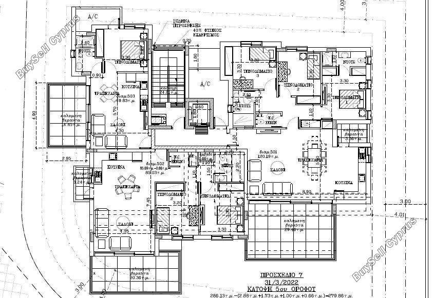 2 bedroom penthouse for sale agioi omologitai nicosia 1684172 image 16043310