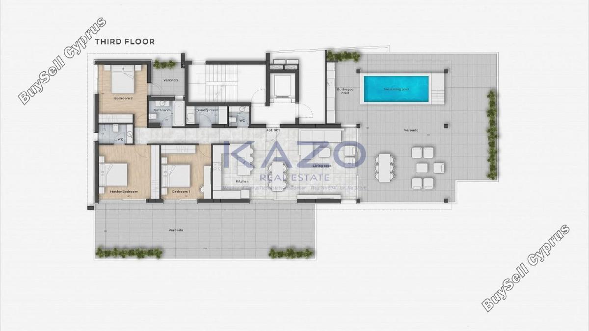 3 bedroom penthouse for sale linopetra limassol 7567982 image 9616583