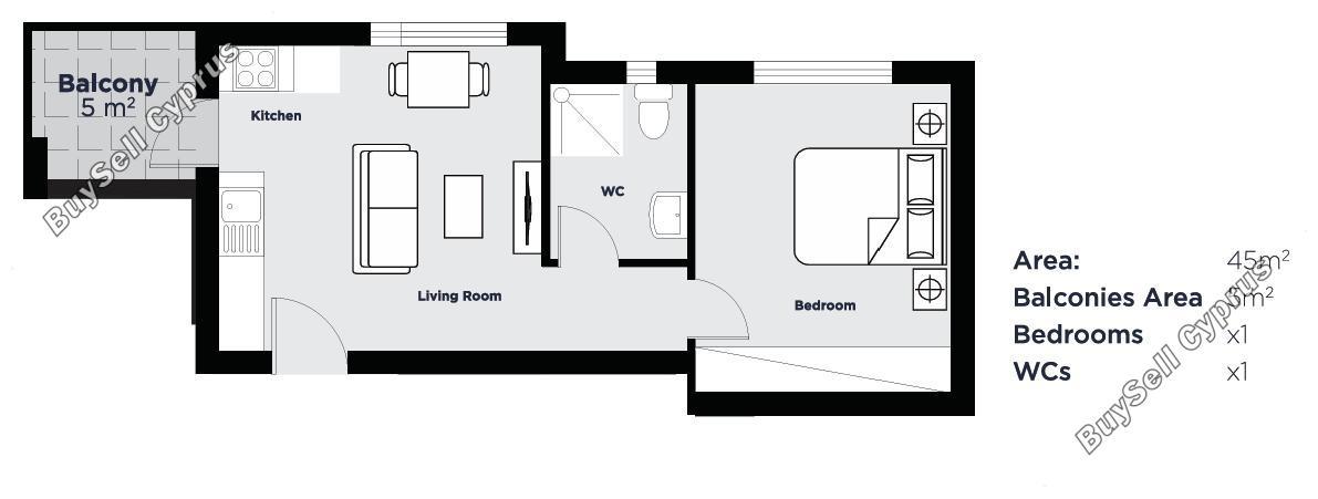 1 bedroom apartment for sale aradippou larnaca 8681092 image 16094247