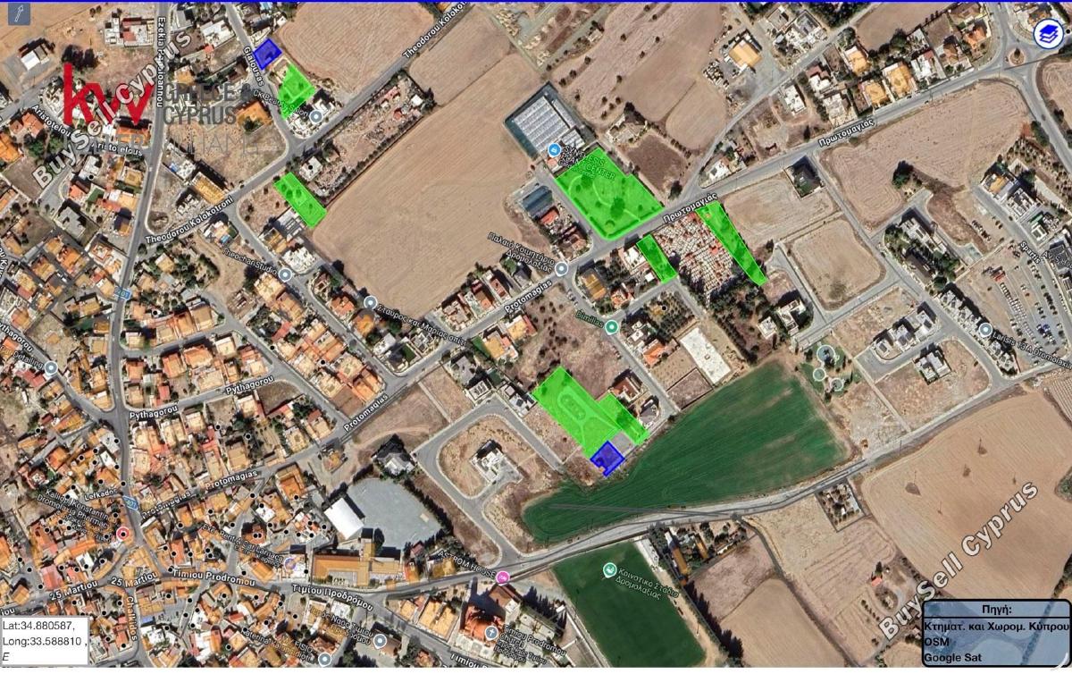 2576 SQM Plot for sale in Dromolaxia, Larnaca 16556422
