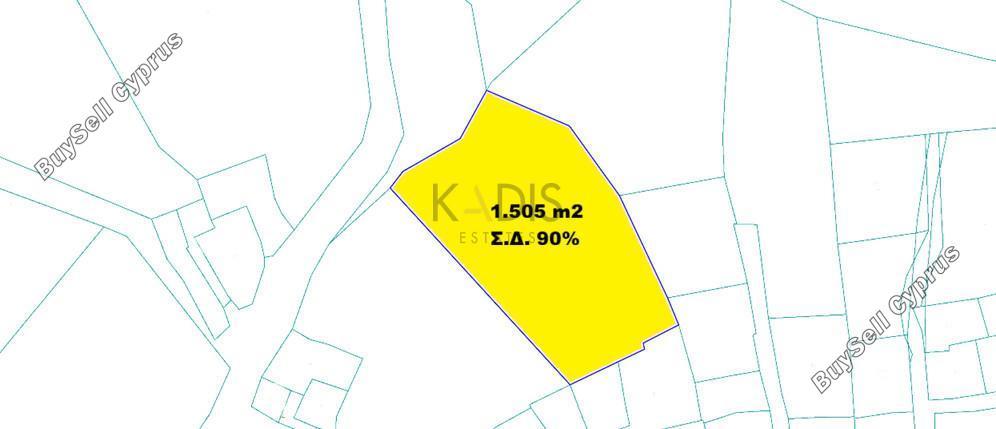 1505 SQM Land for sale in Agios Georgios Silikou, Limassol 16092666