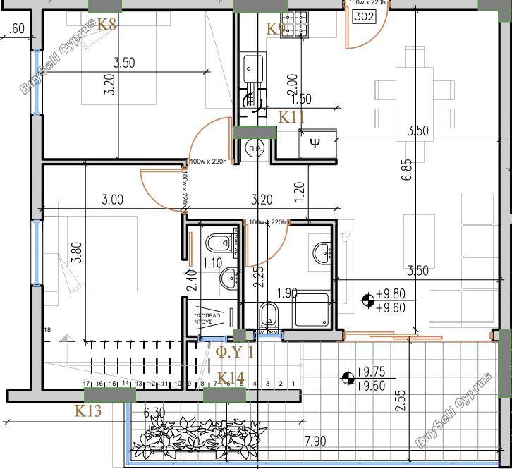 2 bedroom penthouse for sale larnaca municipality larnaca 8473423 image 15800323