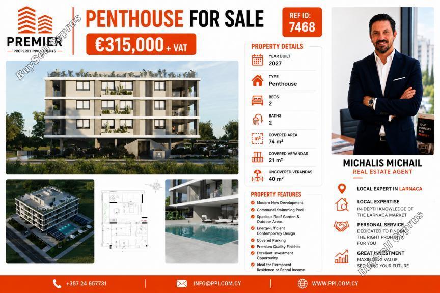 2 bedroom penthouse for sale aradippou larnaca 8833823 image 17044744