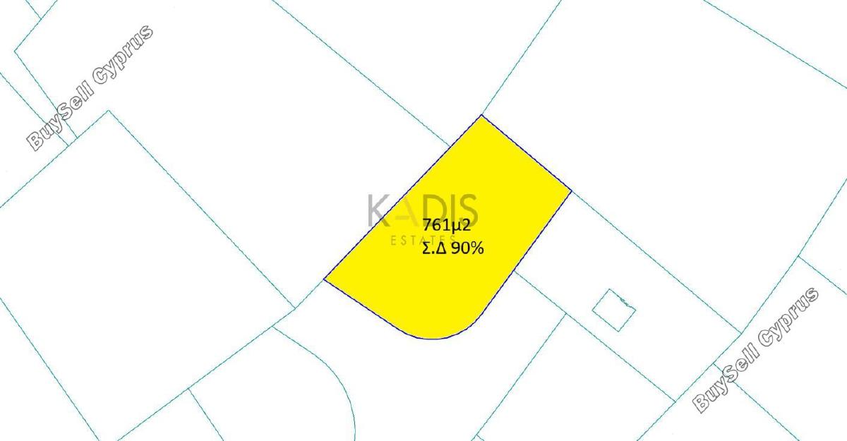 761 SQM Plot for sale in Anageia, Nicosia 13615625