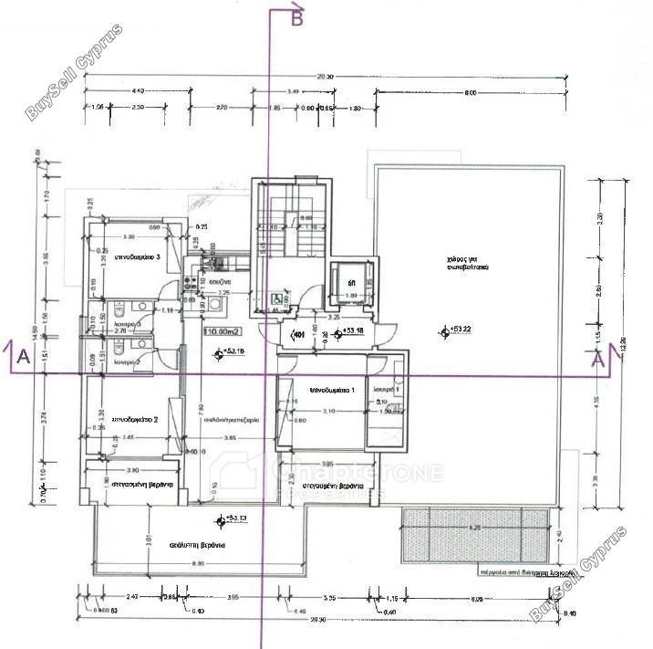 3 bedroom penthouse for sale kato paphos universal paphos 8417843 image 14950701
