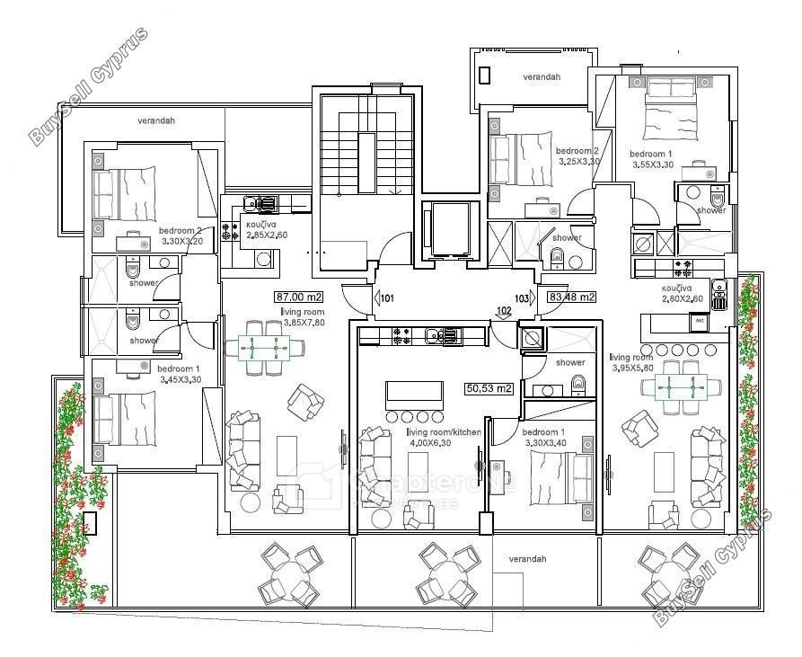 3 bedroom penthouse for sale kato paphos universal paphos 8417843 image 14950707