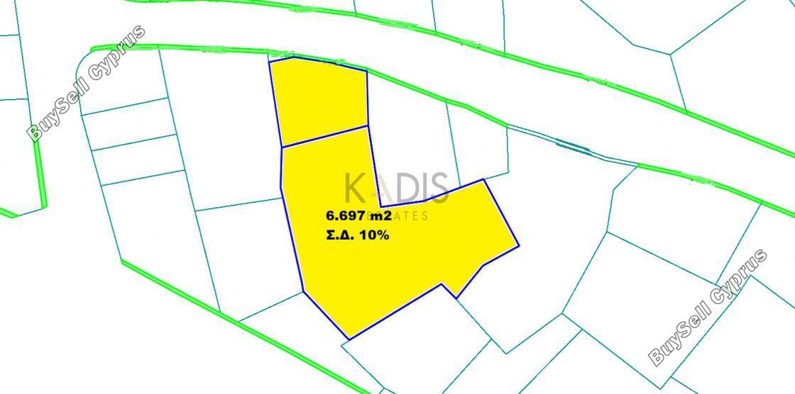 6697 SQM Land for sale in Alampra, Nicosia 15717296