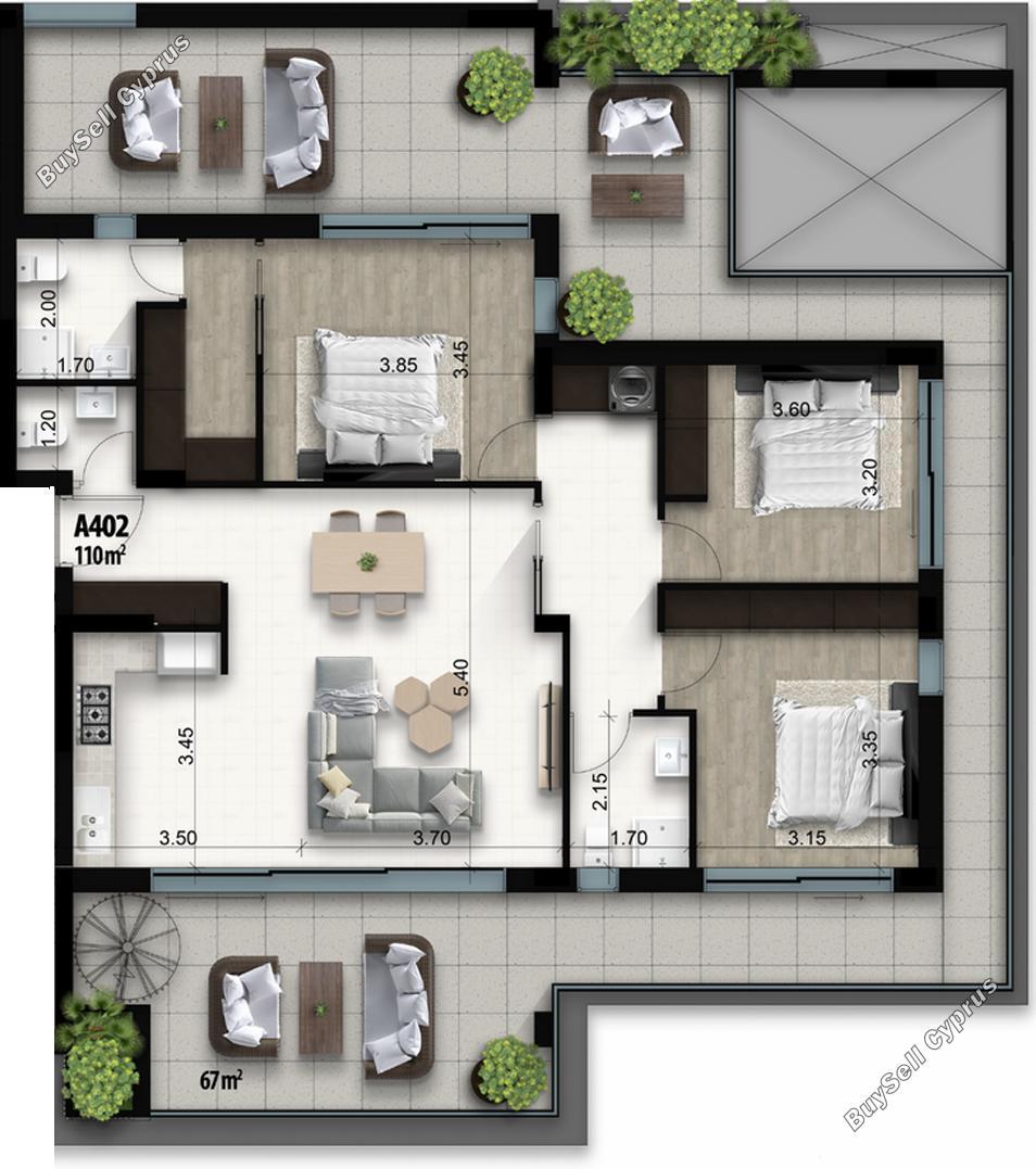 3 bedroom penthouse for sale faneromeni larnaca 8393293 image 14808780