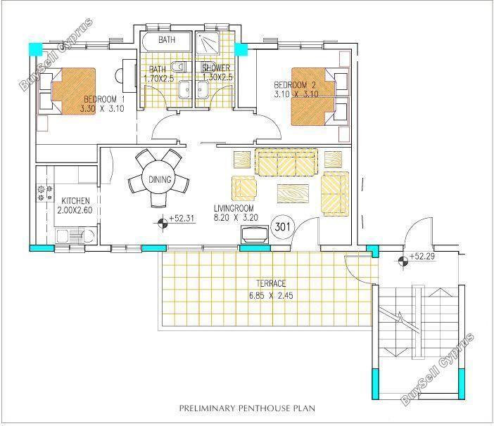 2 bedroom penthouse for sale tala paphos 8994793 image 18168954