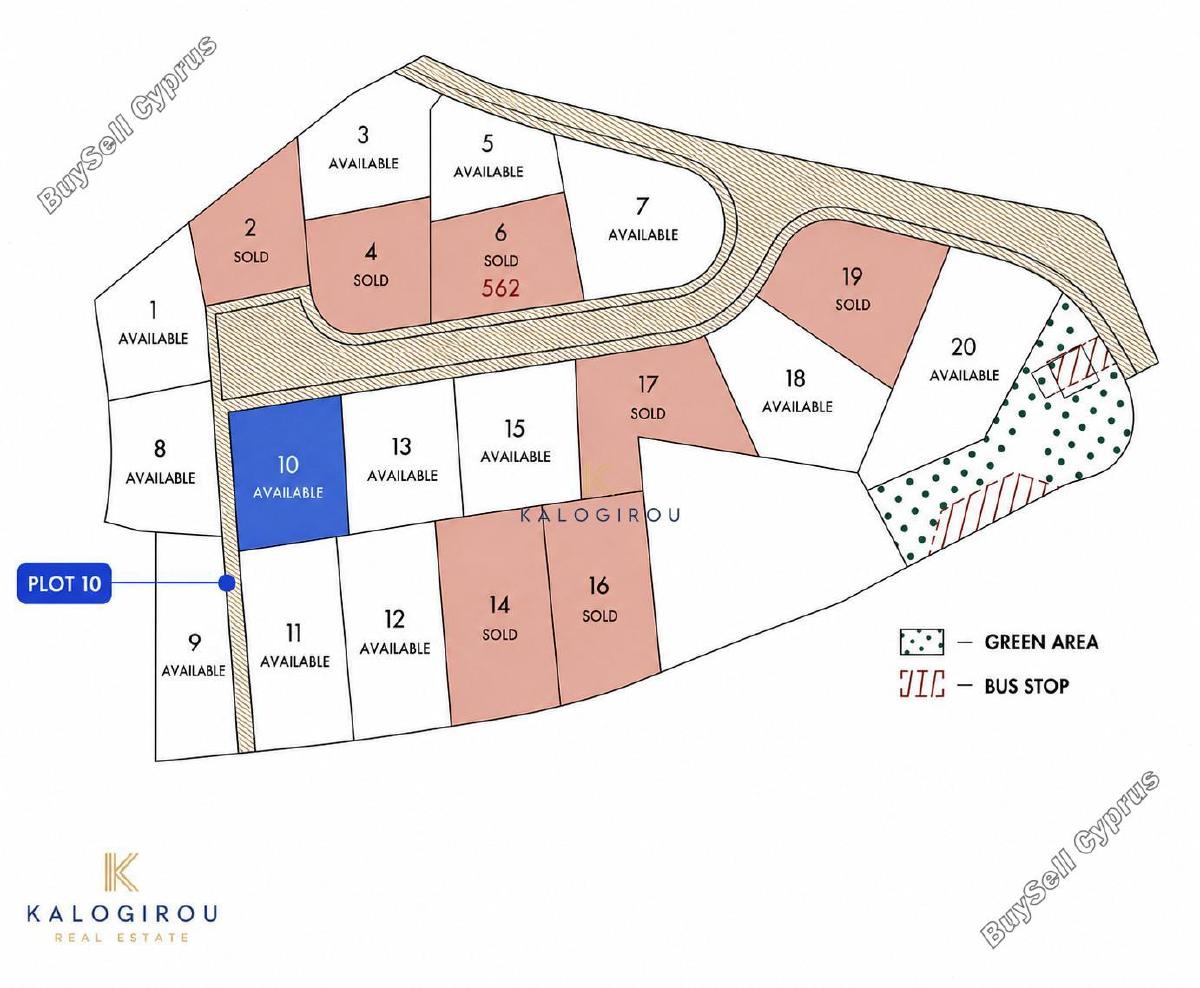 520 SQM Land for sale in Kalavasos, Larnaca 16719346